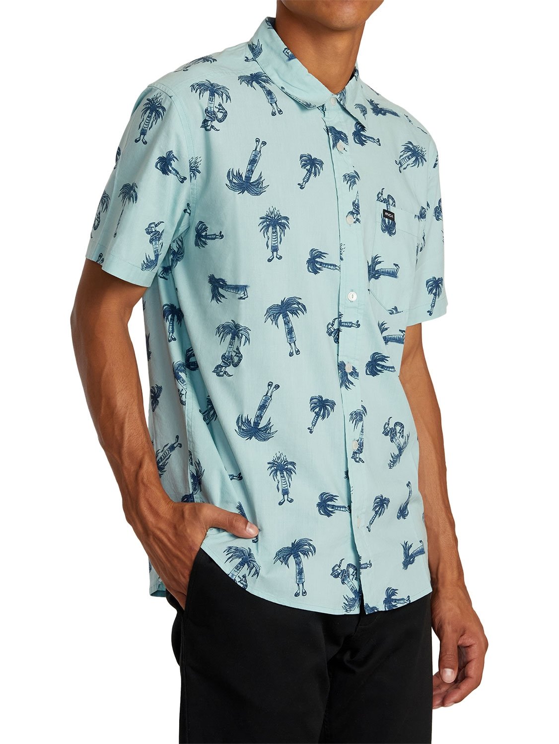 RVCA Men's Pommier Palms T-Shirt