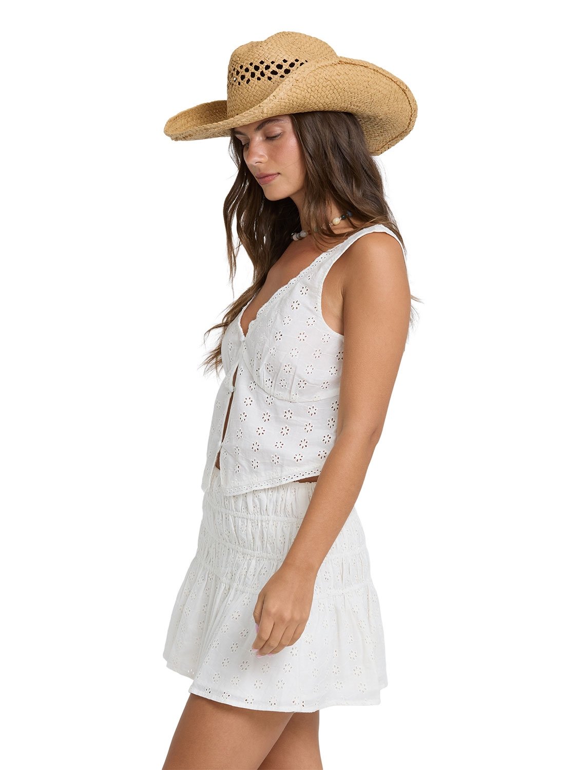 Billabong Ladies Eyelet Forever Mini Skirt