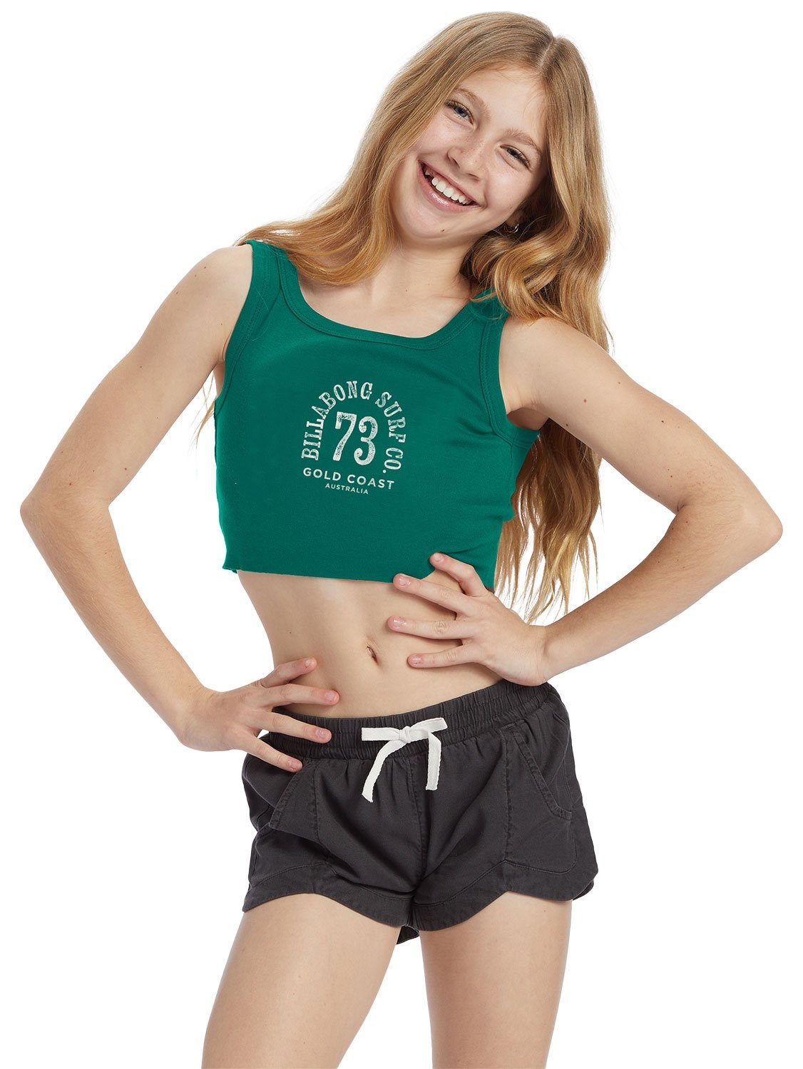 Billabong Girls Walking Slow Crop Tank