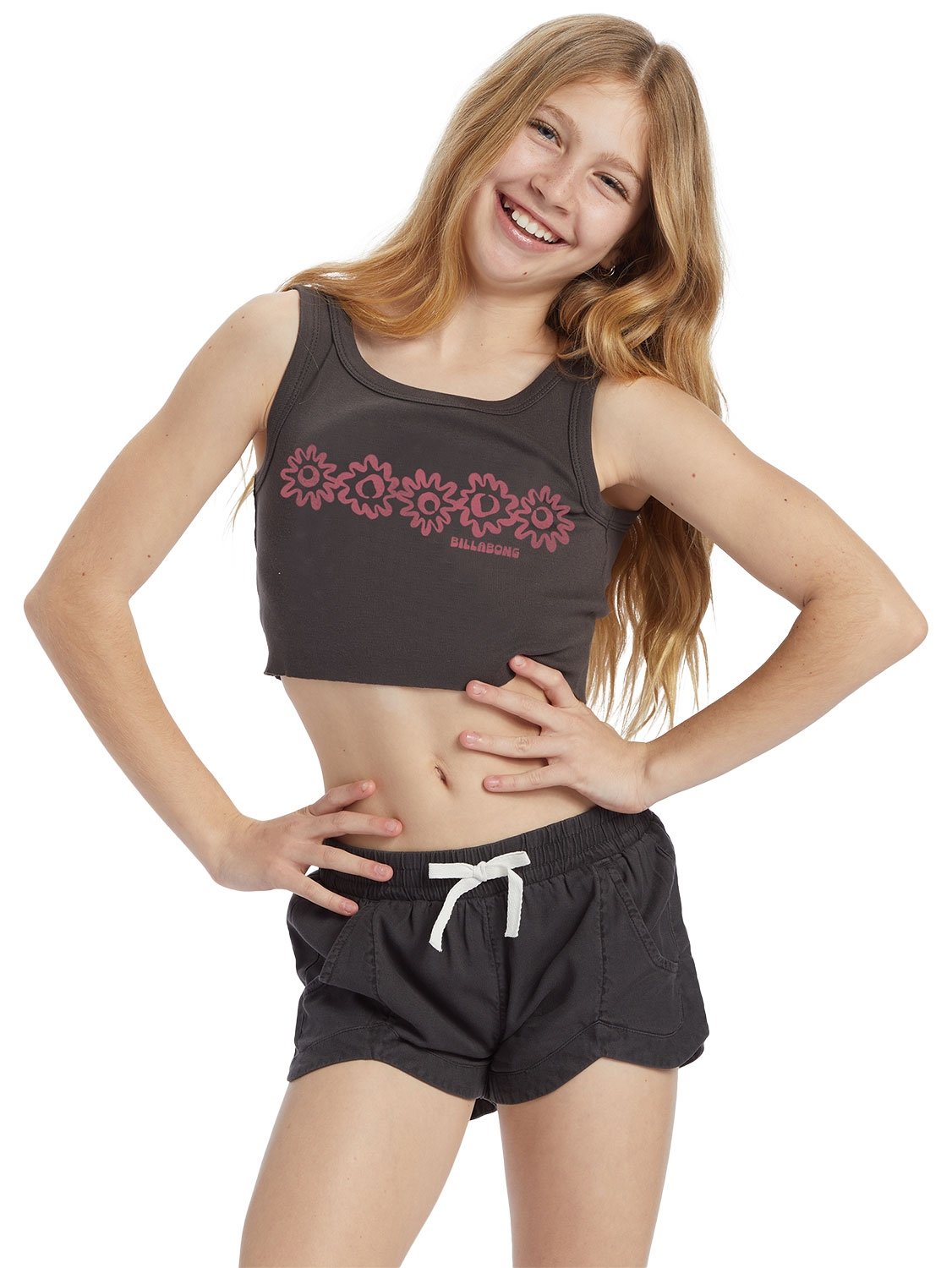 Billabong Girls Dreams In Waves Crop Tank