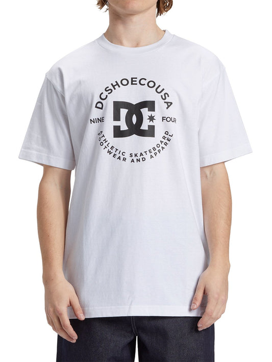 DC STAR PILOT SS - White - Black Logo (WBB0) | Boardriders