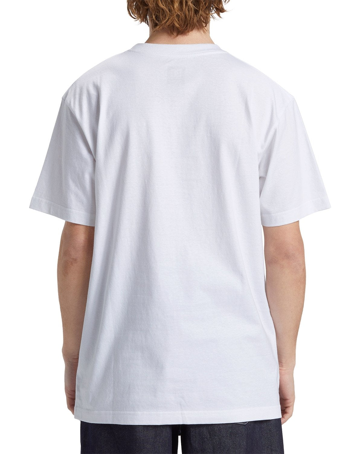 DC STAR PILOT SS - White - Black Logo (WBB0) | Boardriders