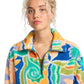 Billabong Ladies Holiday Cropped Half Zip Warmer