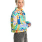 Billabong Ladies Holiday Cropped Half Zip Warmer