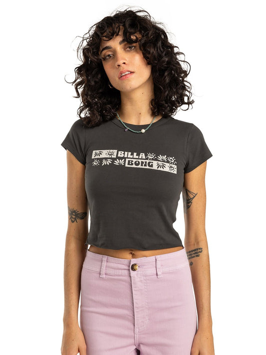 Billabong Ladies Paradise Way Cropped T-Shirt