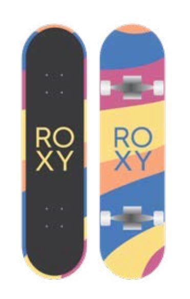 Roxy Sunbeams 7.25"  Complete Skateboard