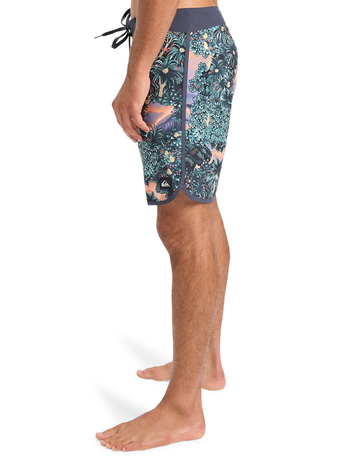 Quiksilver Mens Surfsilk Scallop 18" Boardshort