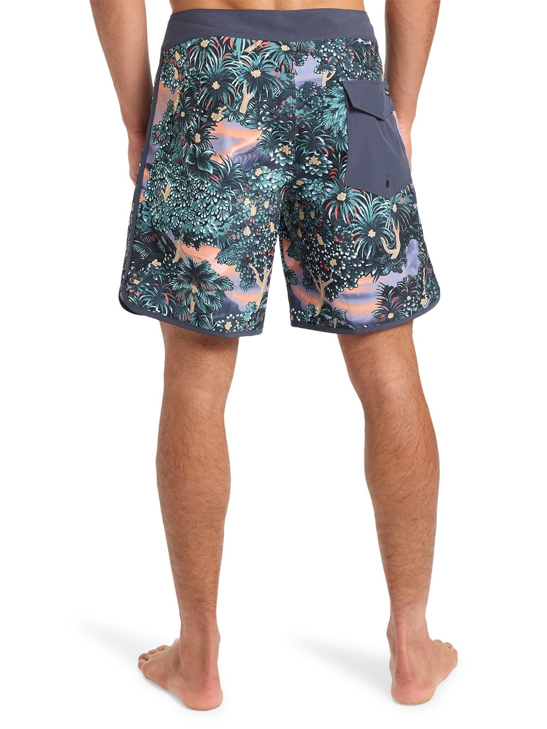 Quiksilver Mens Surfsilk Scallop 18" Boardshort