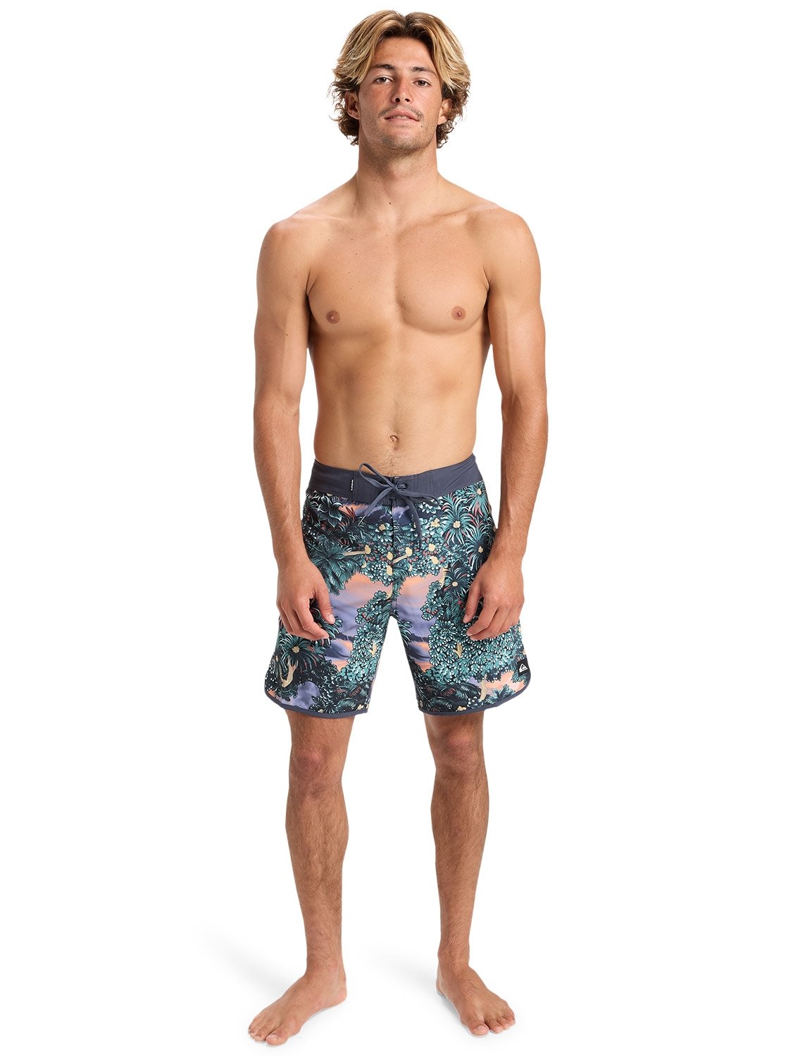 Quiksilver Mens Surfsilk Scallop 18" Boardshort