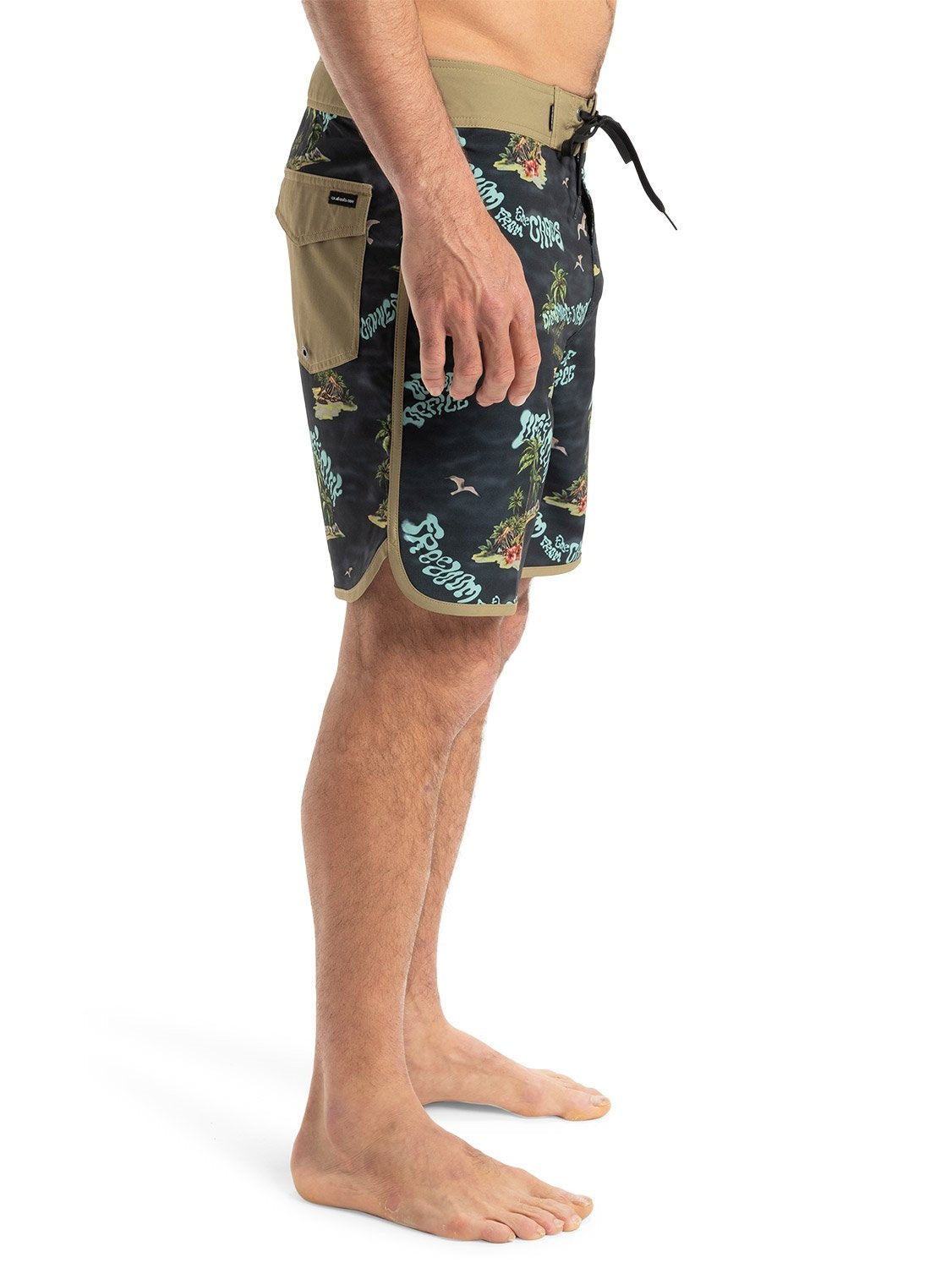 Quiksilver Men's Surfsilk Scallop 18" Boardshort