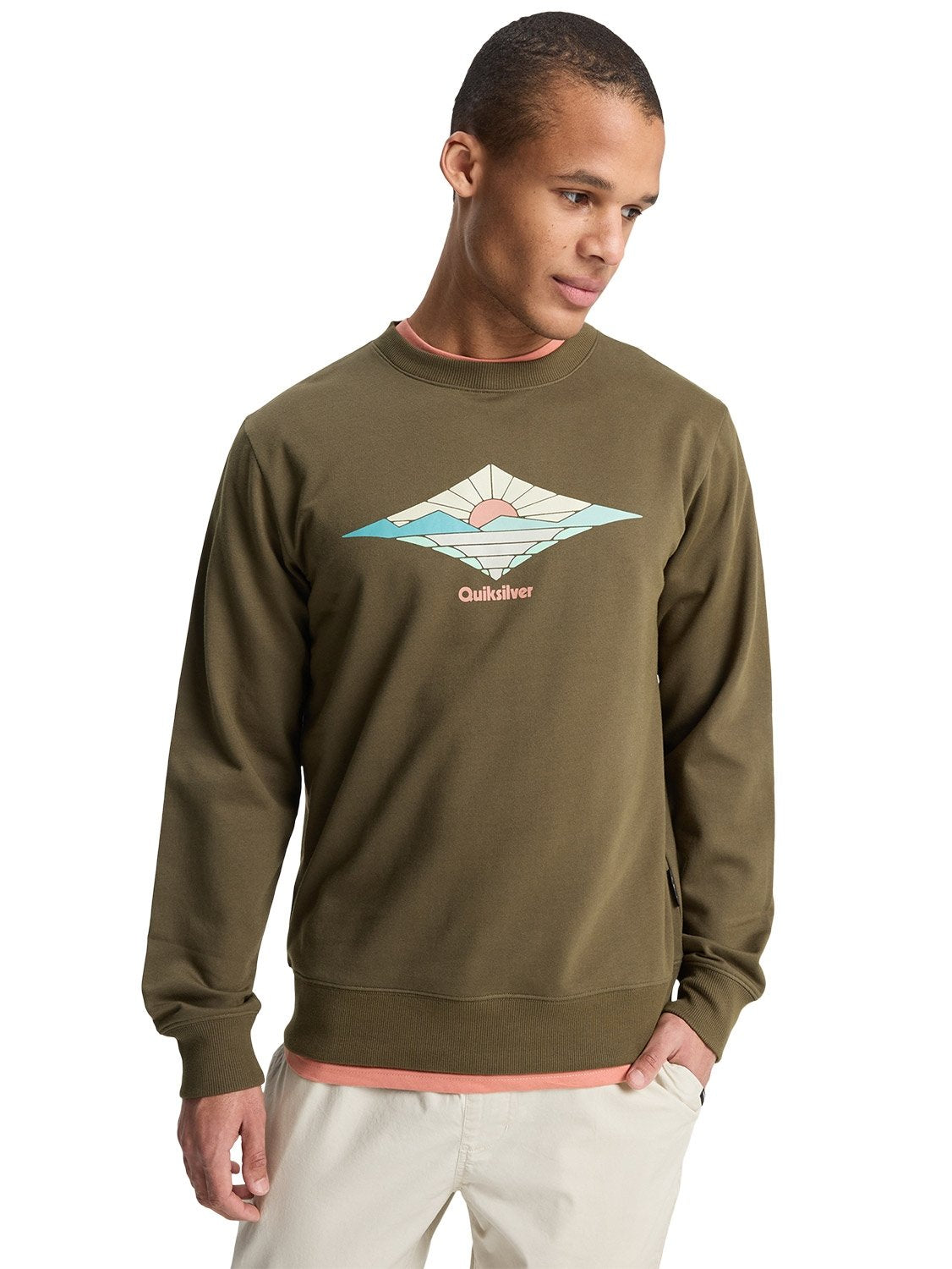 Quiksilver Men's Basic Graphic Pullover