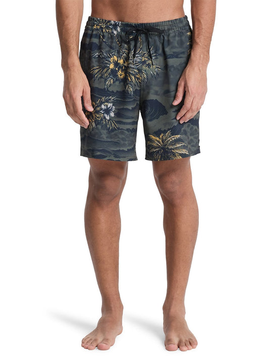 Quiksilver Men's Stretch Printed 17" Volley