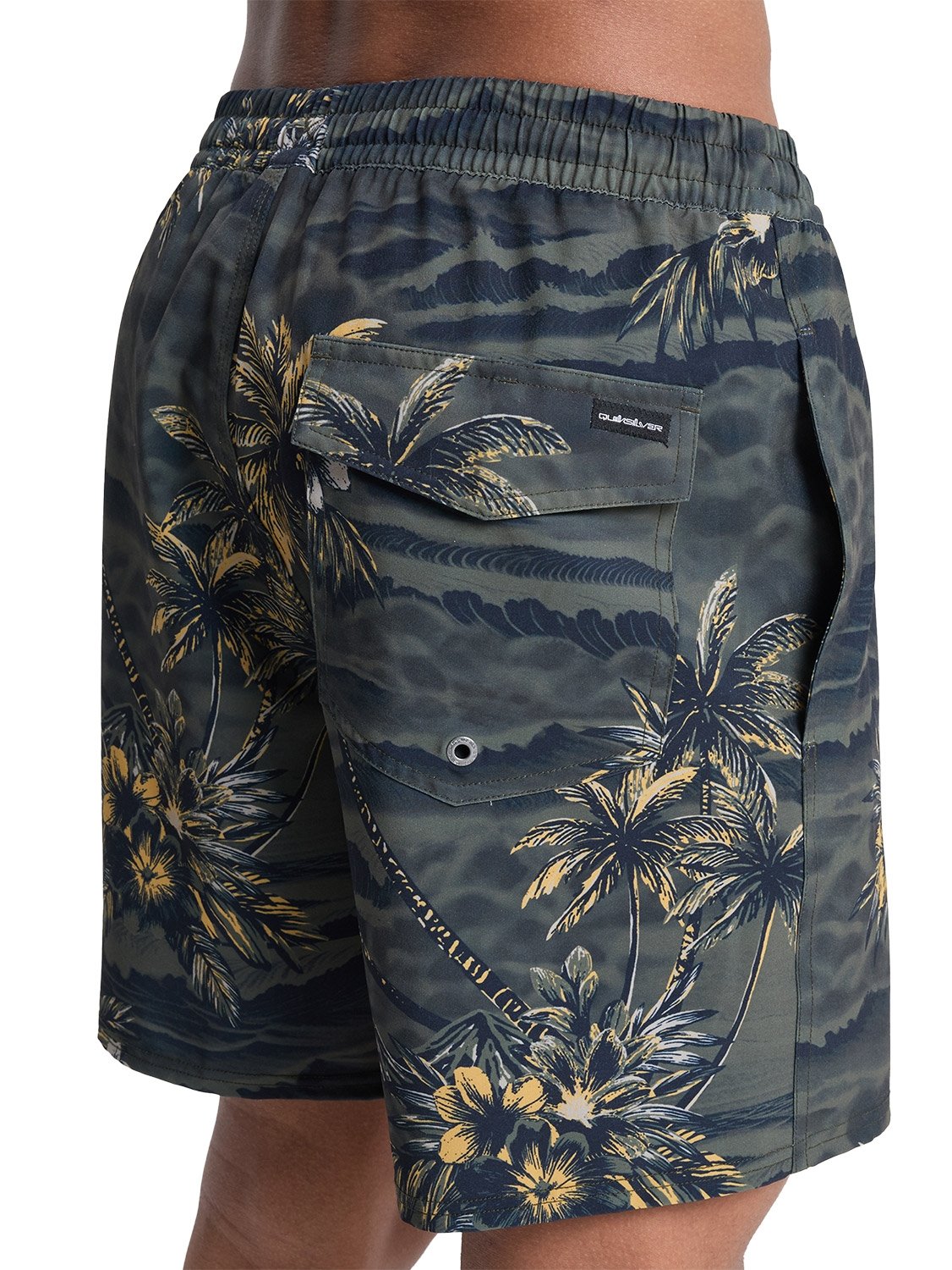 Quiksilver Men's Stretch Printed 17" Volley