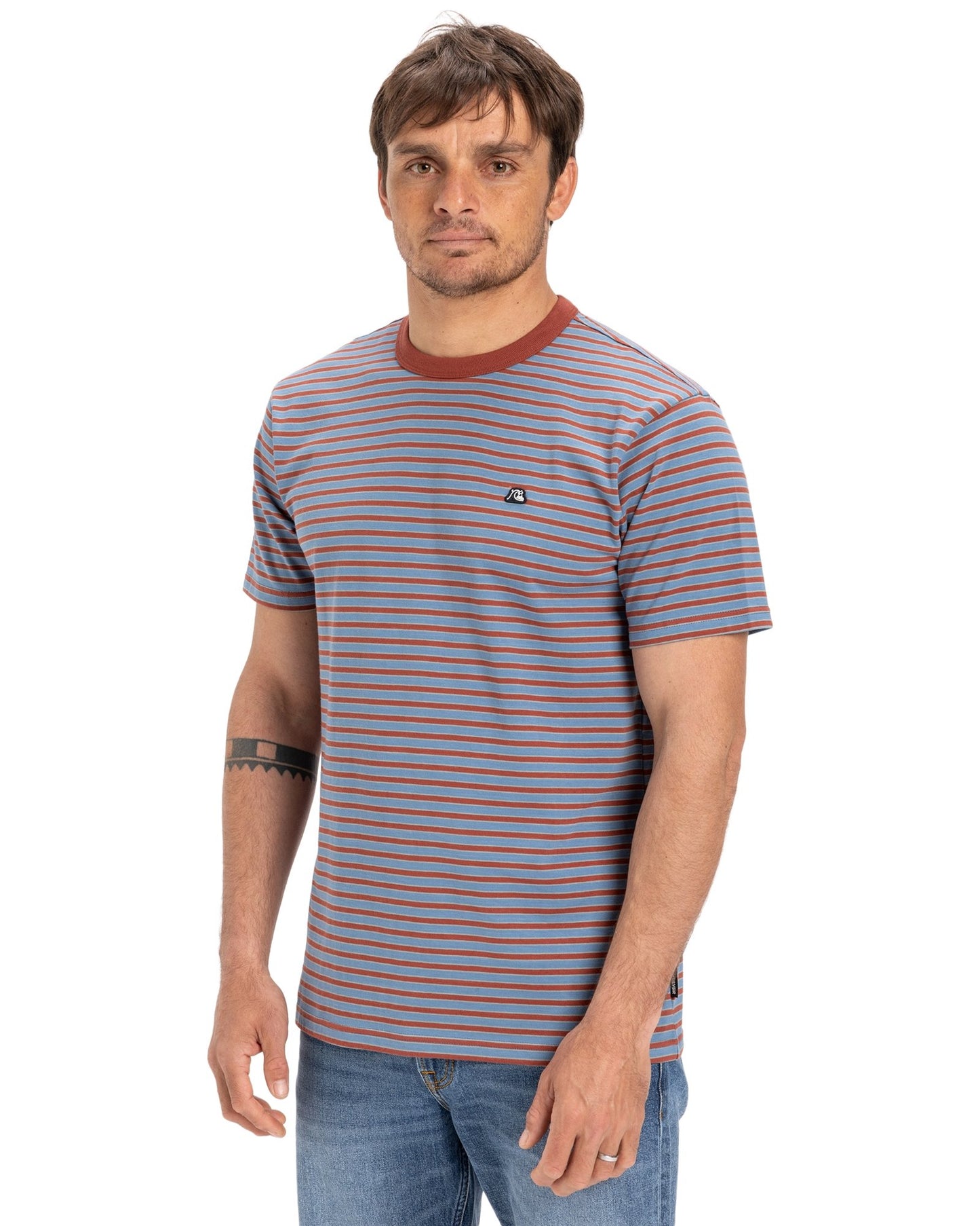 Quiksilver Men's DNA Stripe Knit T-Shirt