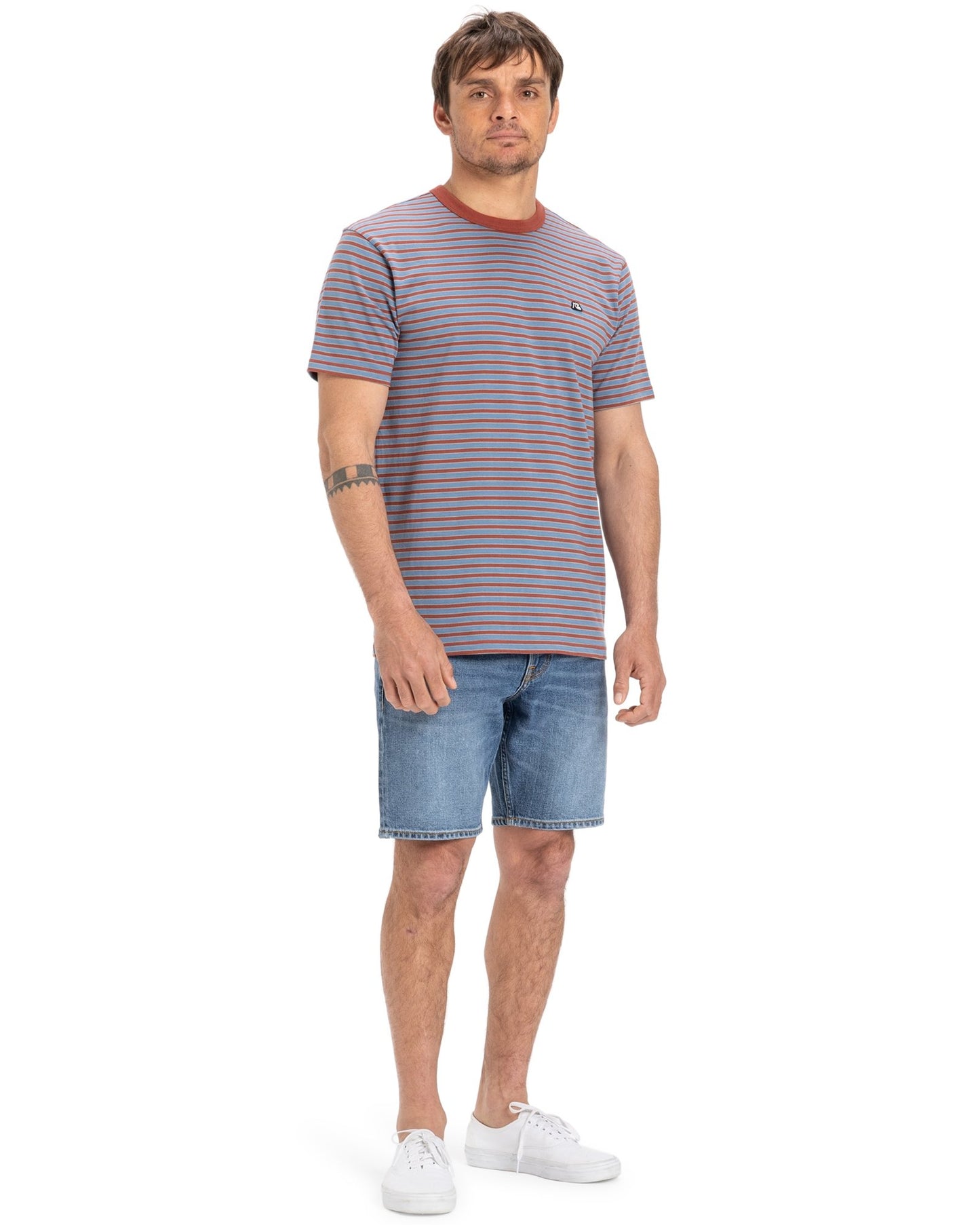 Quiksilver Men's DNA Stripe Knit T-Shirt