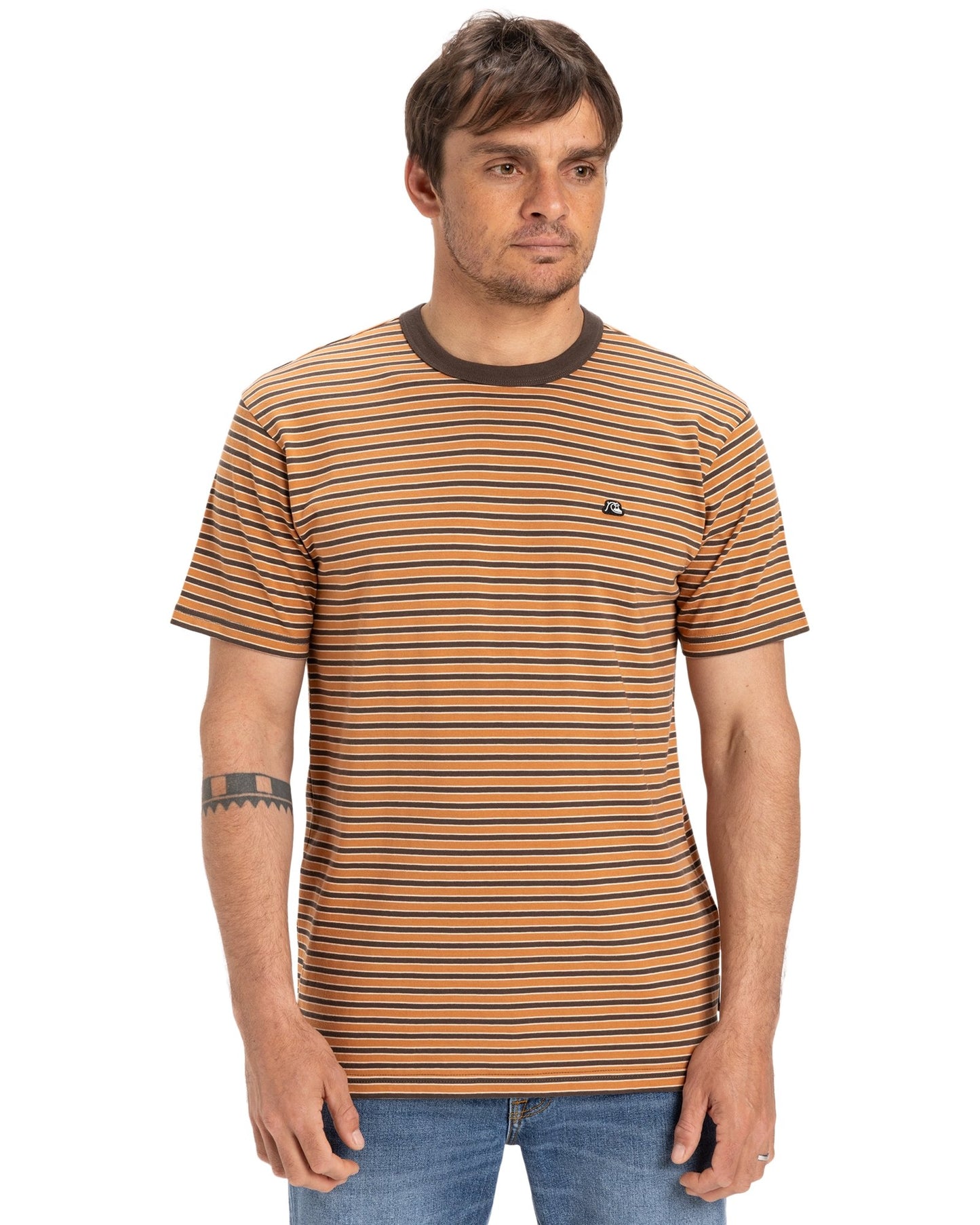 Quiksilver Men's DNA Stripe Knit T-Shirt