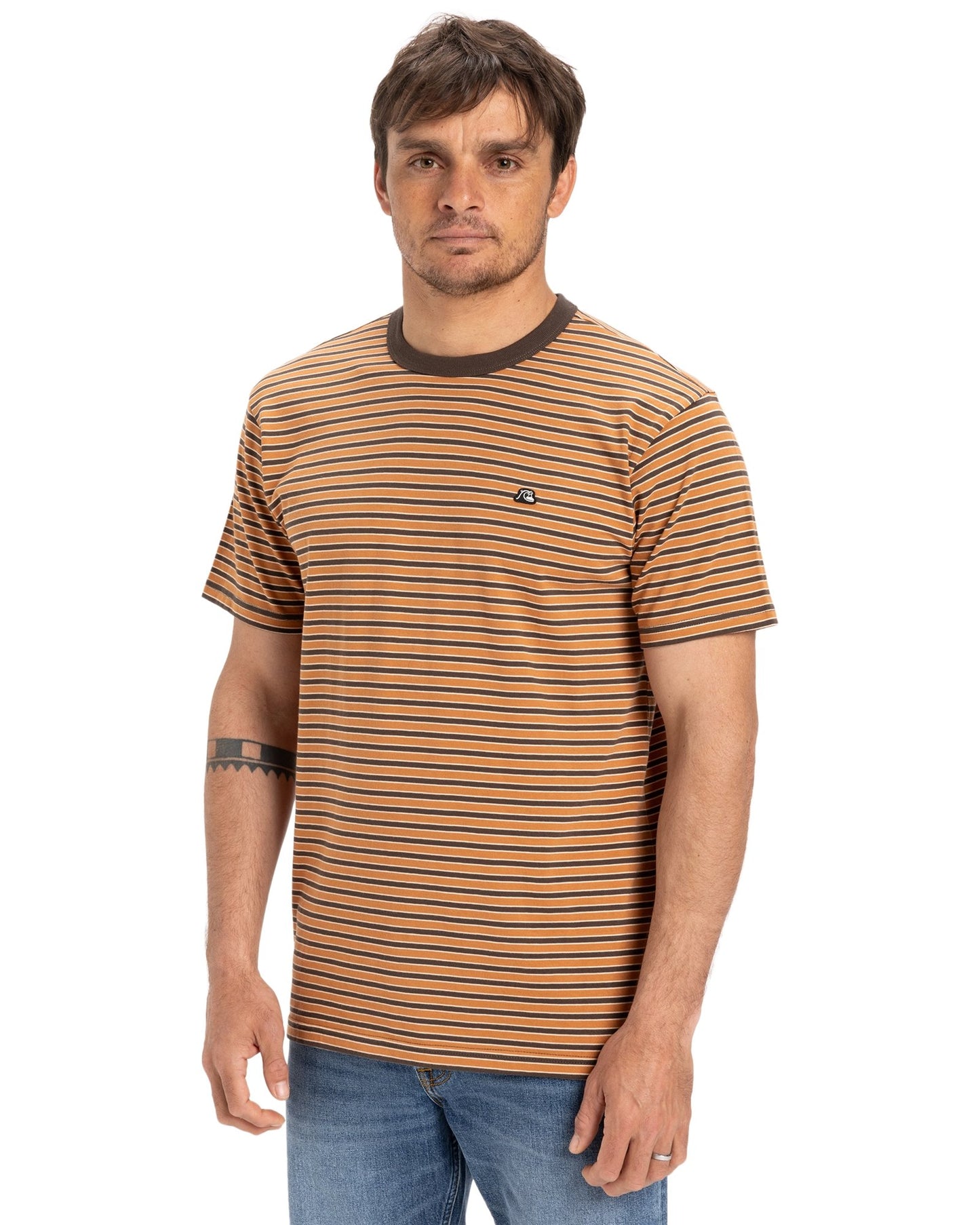 Quiksilver Men's DNA Stripe Knit T-Shirt