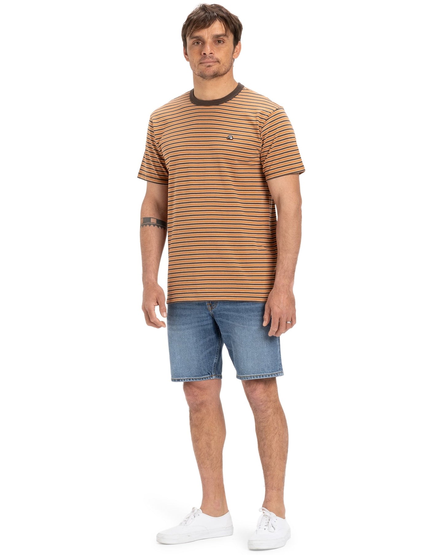 Quiksilver Men's DNA Stripe Knit T-Shirt