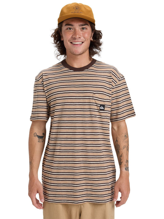 Quiksilver Mens Onyx Striped T-Shirt