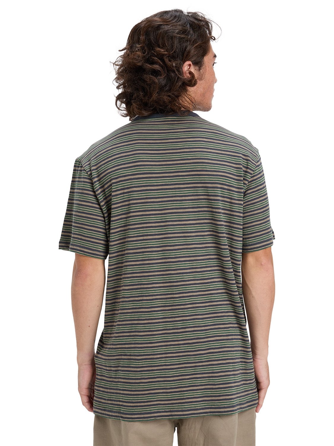Quiksilver Mens Onyx Striped T-Shirt