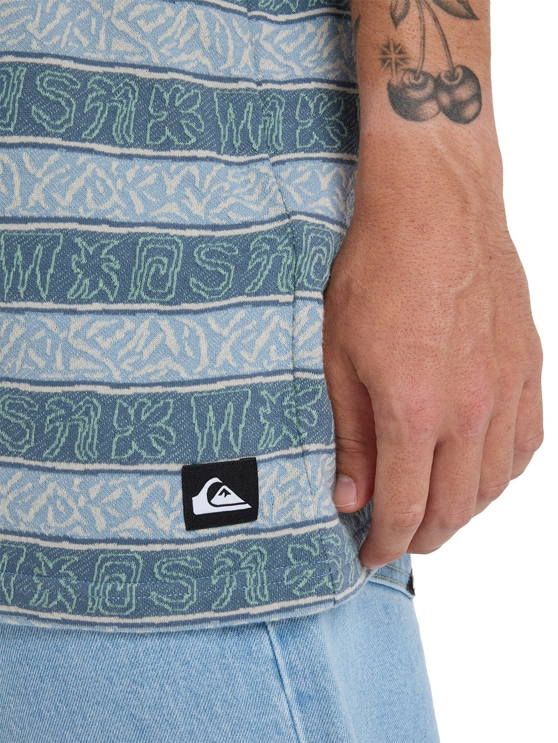 Quiksilver Mens Sassi Jacquard T-Shirt