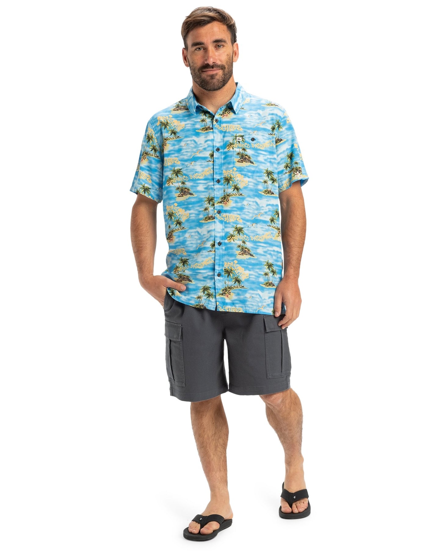 Quiksilver Men's Safe Paradise Shirt