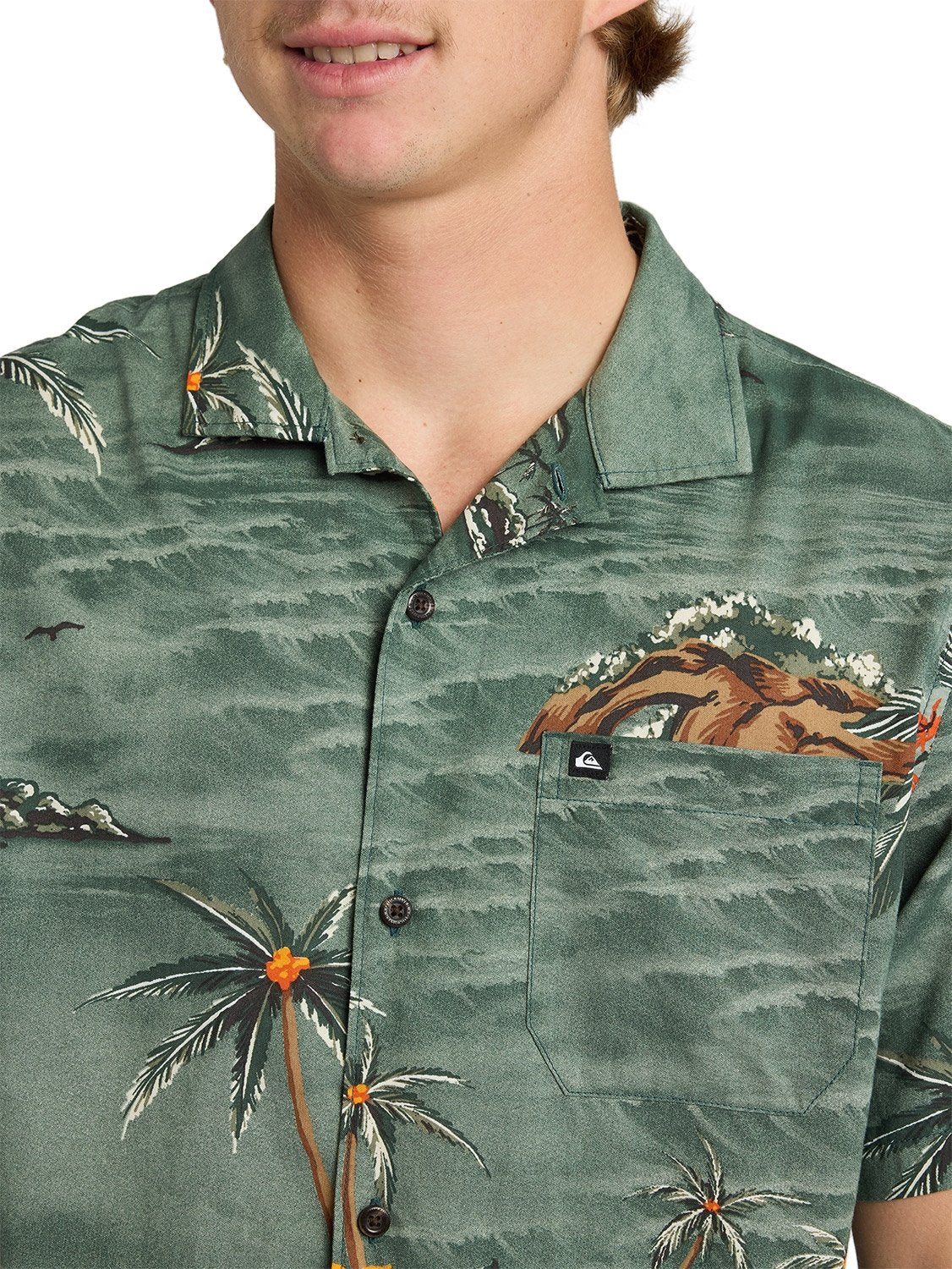 Quiksilver Men's Beach Club Casual Shirt