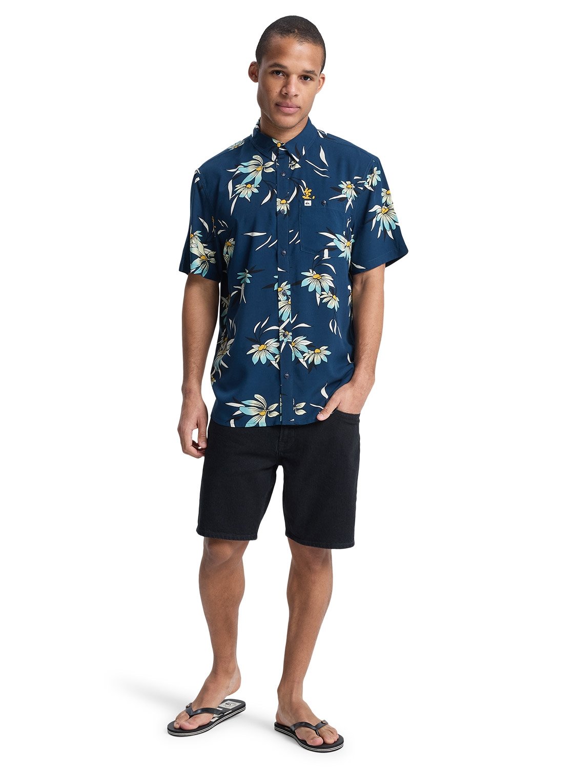Quiksilver Men's Coastal Floral Shirt