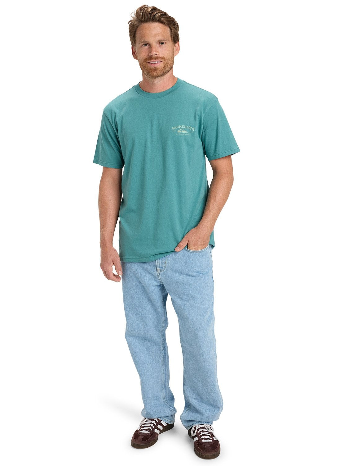 Quiksilver Mens Anchor Lockup T-Shirt