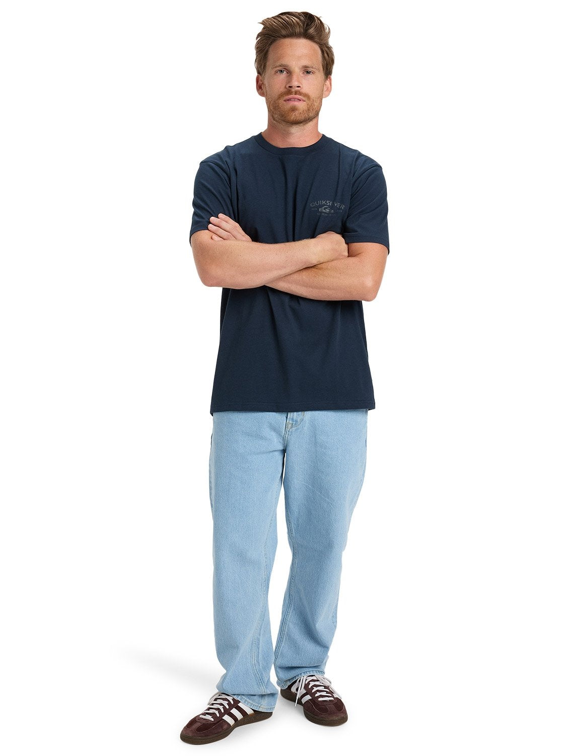 Quiksilver Mens Anchor Lockup T-Shirt