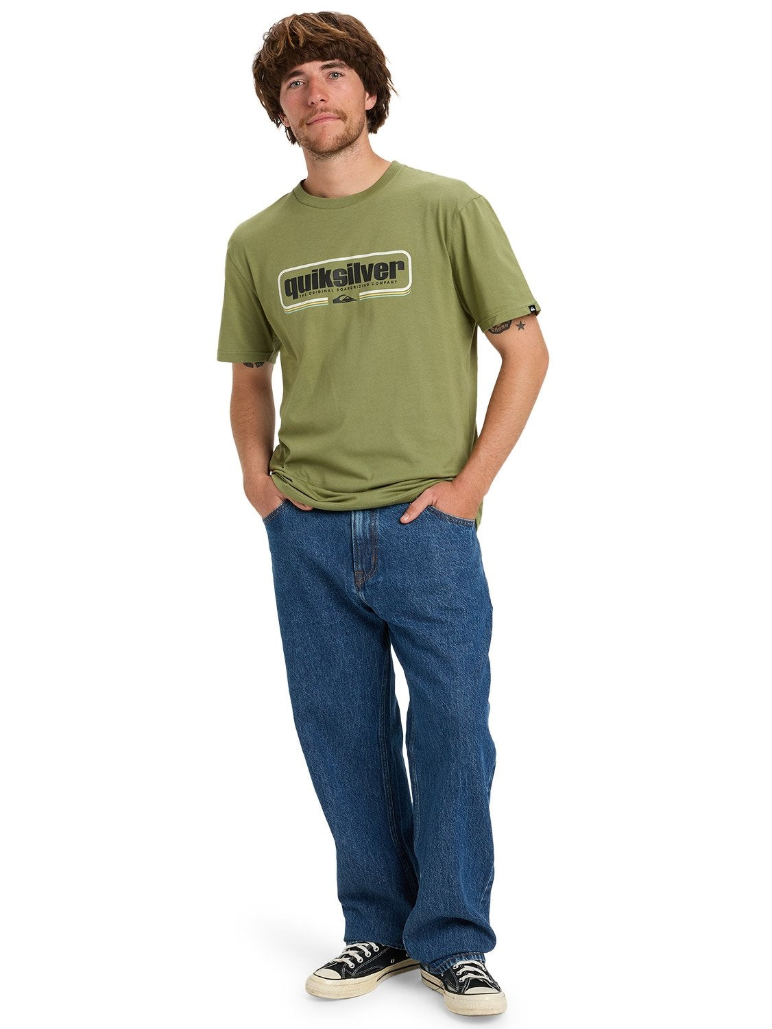 Quiksilver Mens Box Shaped T-Shirt