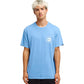 Quiksilver Men's Neon Blue T-Shirt