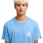 Quiksilver Men's Neon Blue T-Shirt