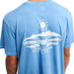 Quiksilver Men's Neon Blue T-Shirt