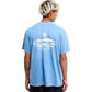 Quiksilver Men's Neon Blue T-Shirt