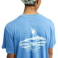 Quiksilver Men's Neon Blue T-Shirt