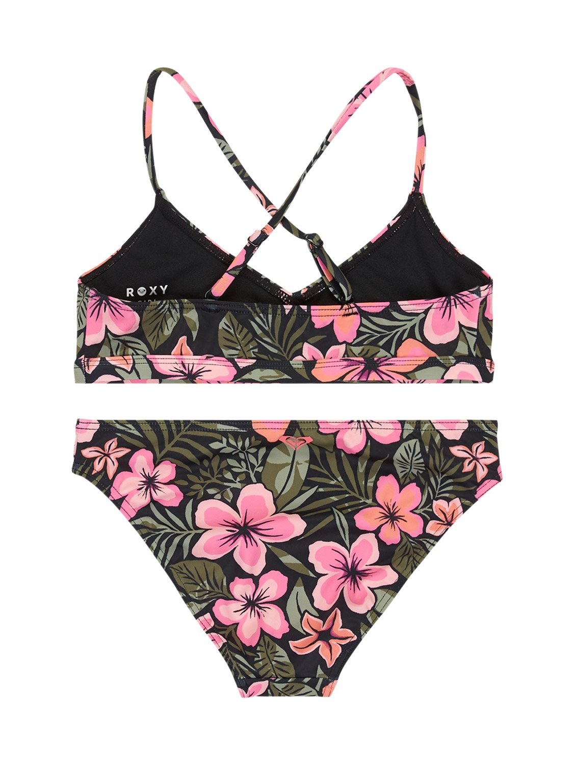 Roxy Girls Active Floral Swim Set Pack