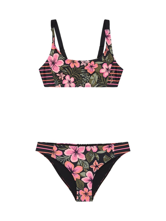 Roxy Girls Active Floral Bralette Set
