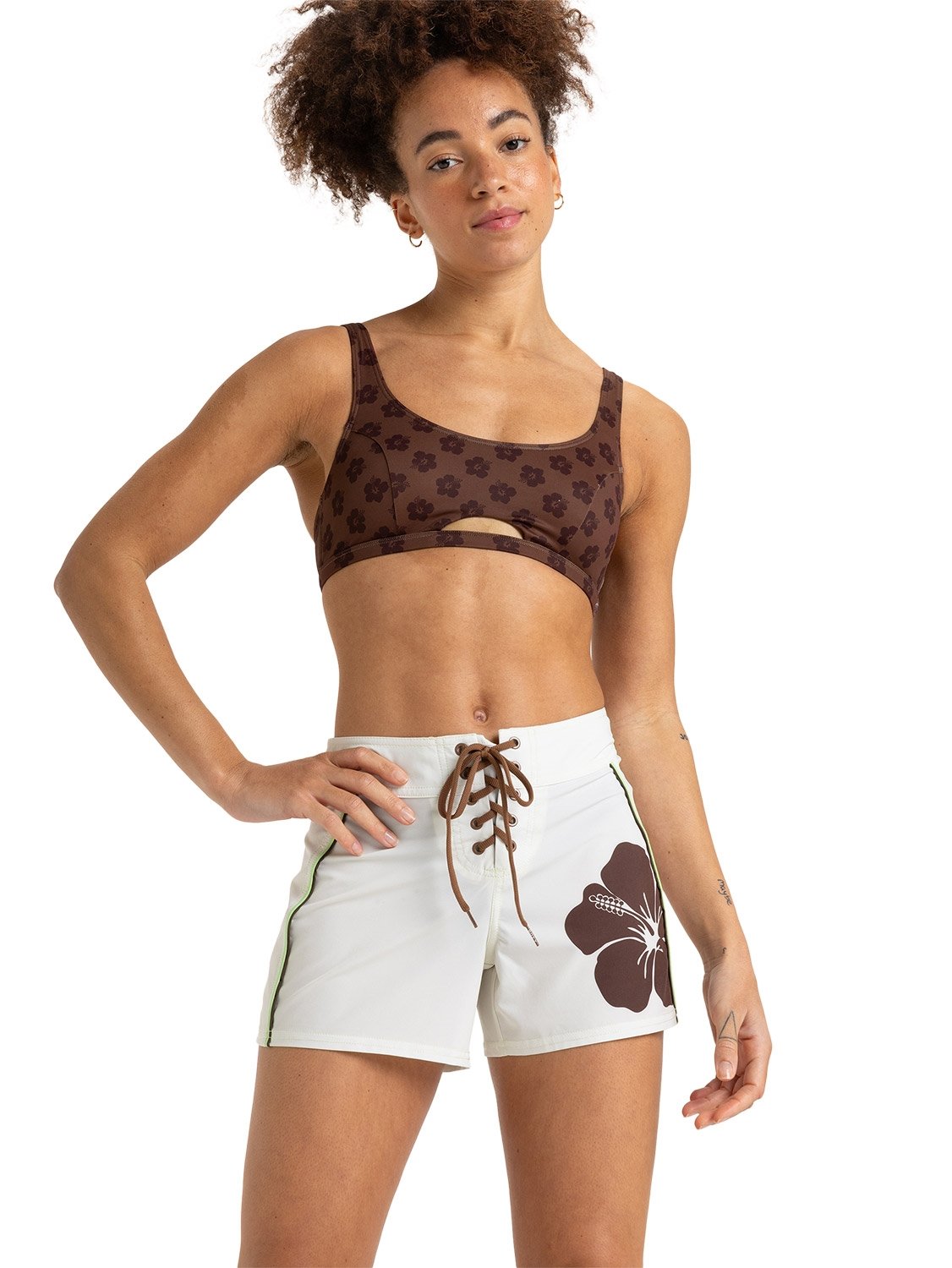 Roxy Ladies Pro The 93 Win Printed 2" Boardshort