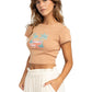 Roxy Ladies All Day Cropped T-Shirt