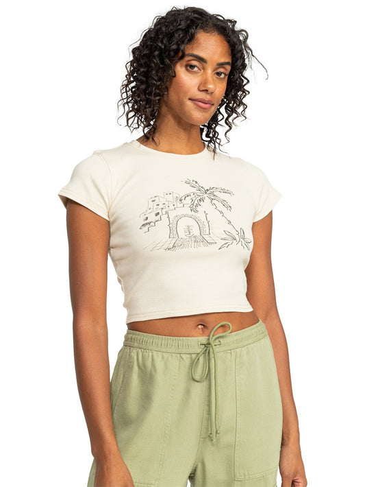 Roxy Ladies All Day Cropped T-Shirt