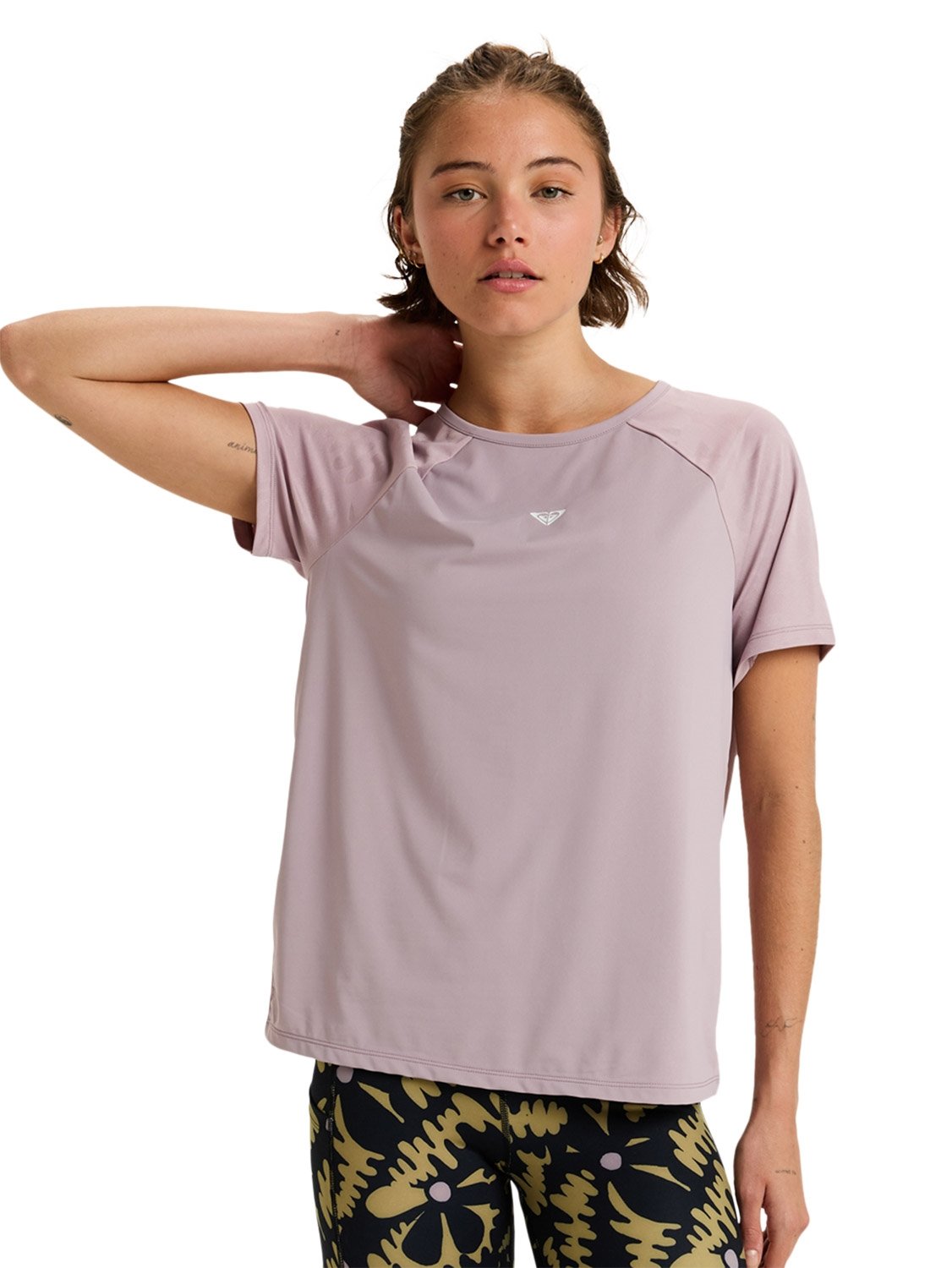 Roxy Ladies Move Free Mesh T-Shirt