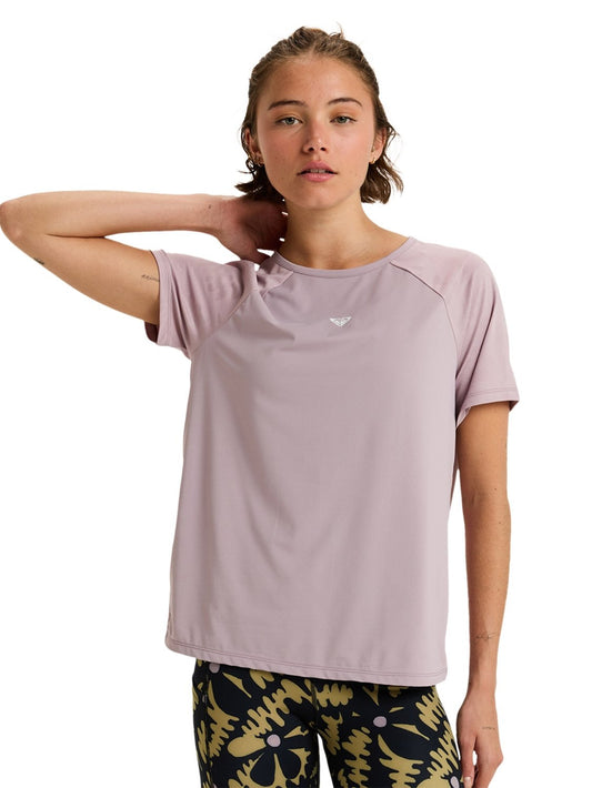 Roxy Ladies Move Free Mesh T-Shirt