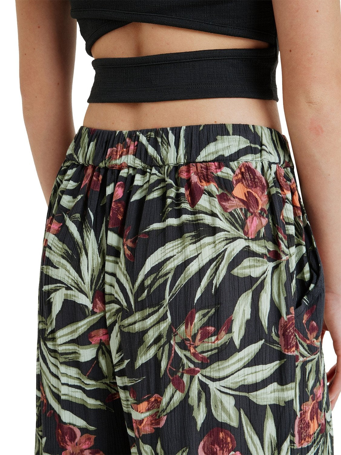 Roxy Ladies Midnight Avenue Crinkle Pant