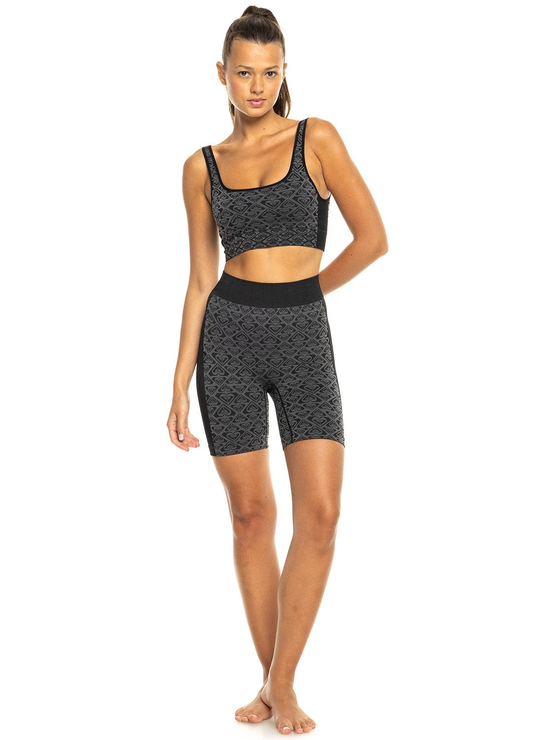 Roxy Ladies Chill Out Seamless Heart Biker Short