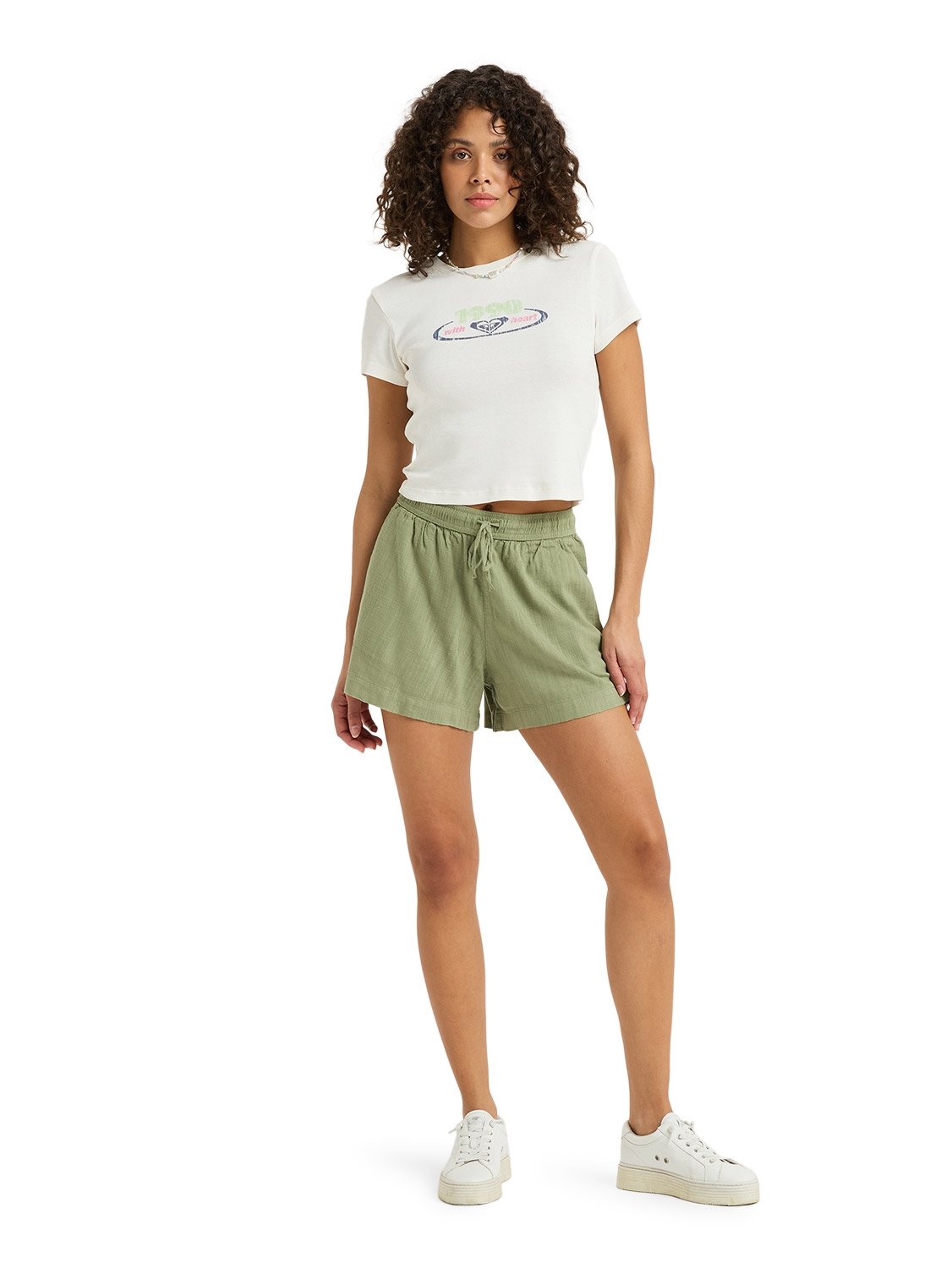 Roxy Ladies Lekeitio Break Slub Mid Short