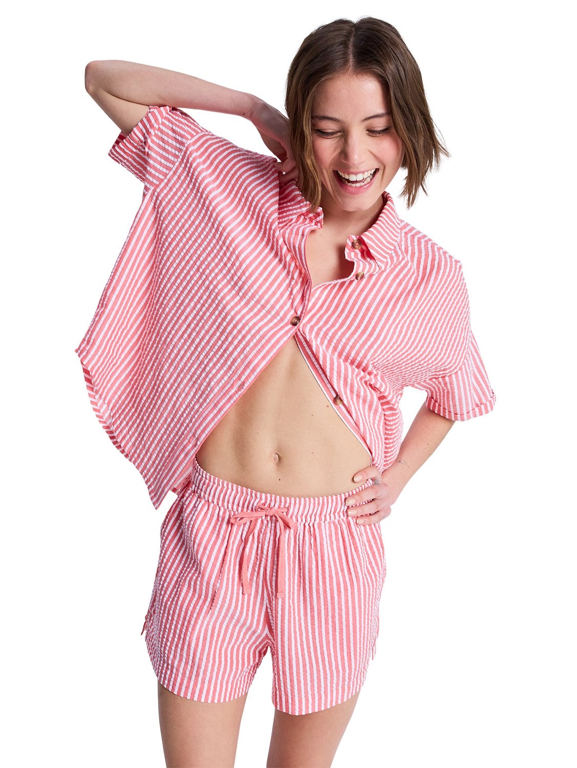 Roxy Ladies Lekeitia Break High Stripe Short