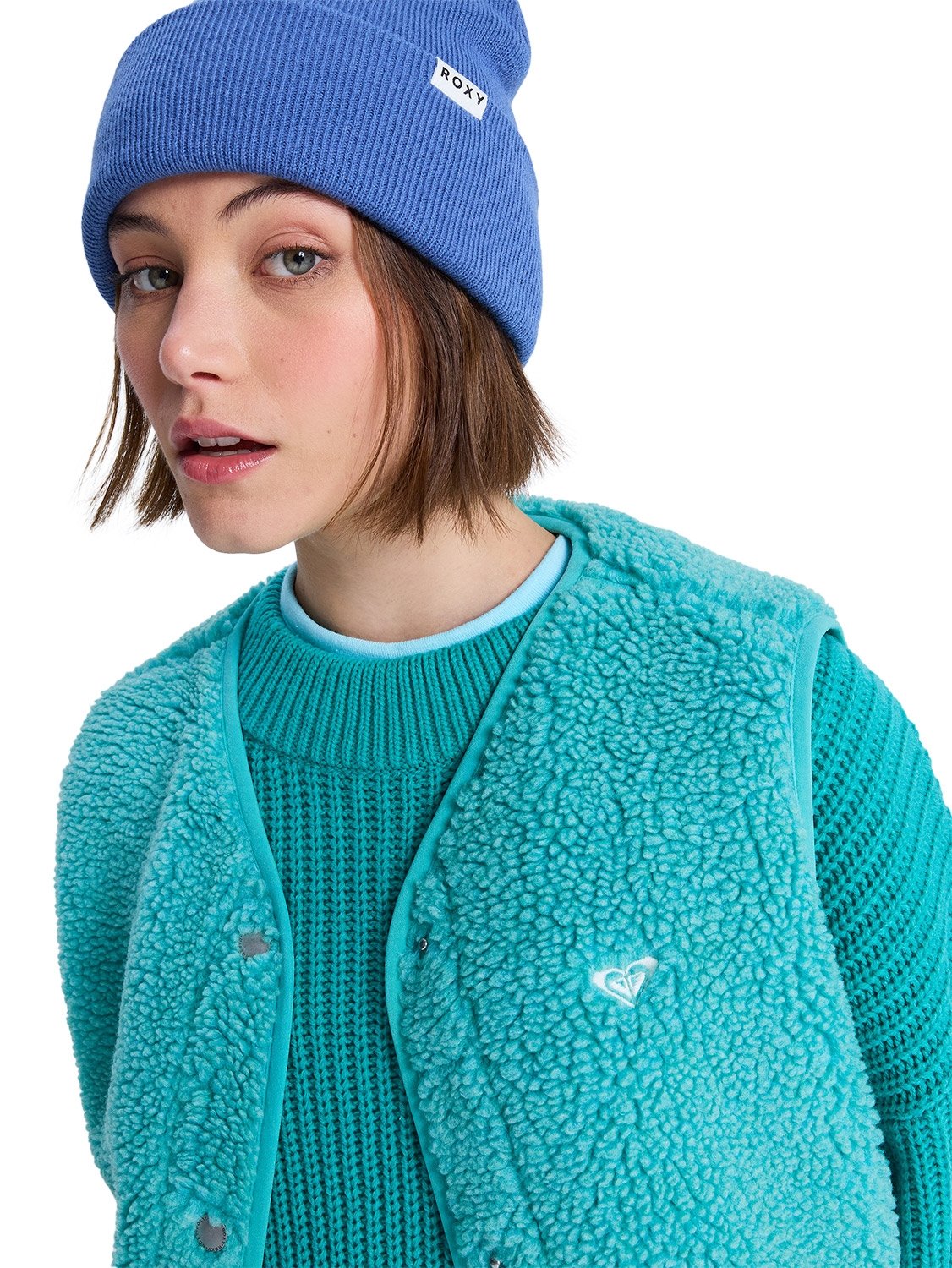 Roxy Ladies Iconic Town Polar Fleece Vest