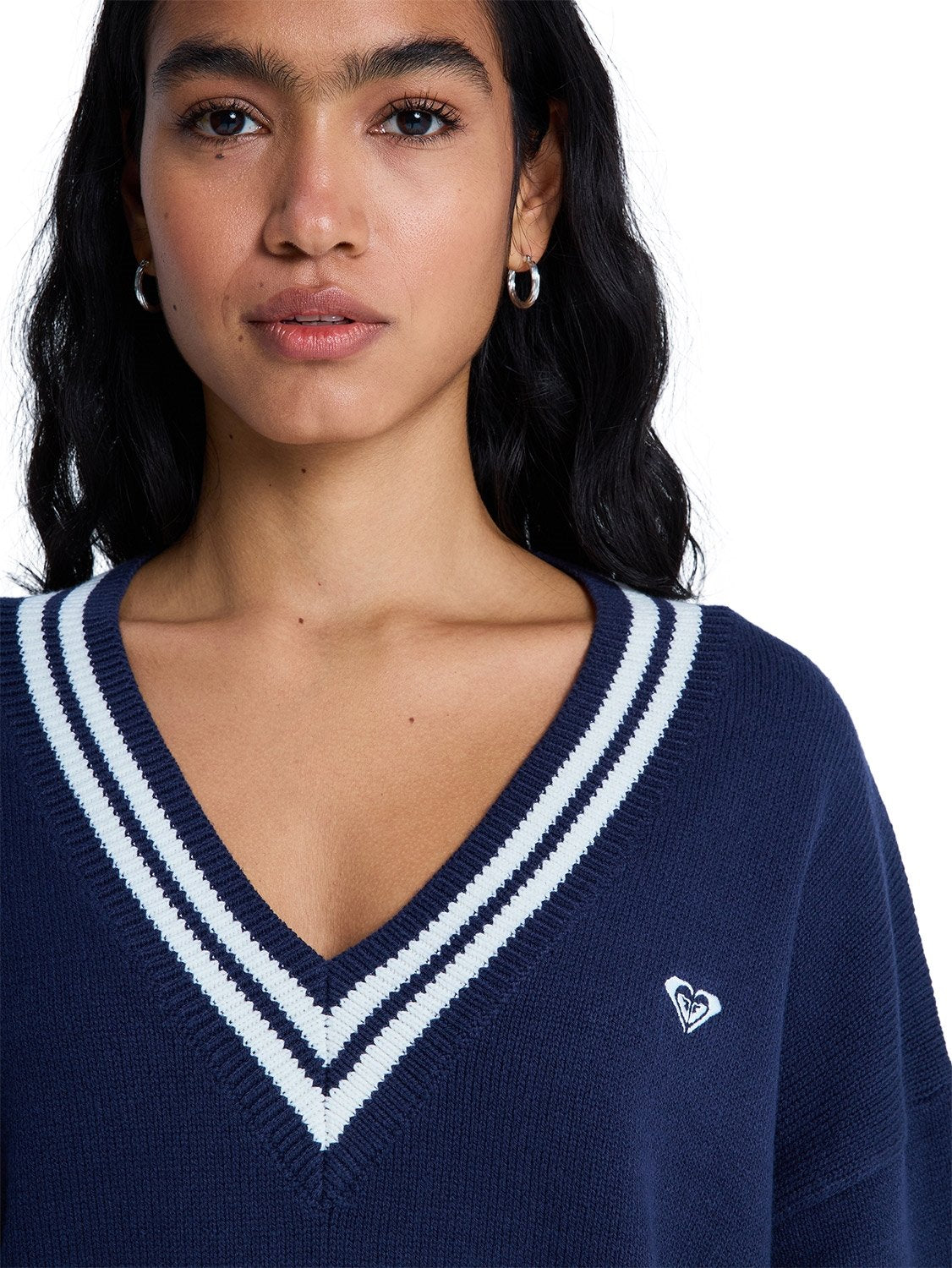Roxy Ladies Surf School V Neck Sweater