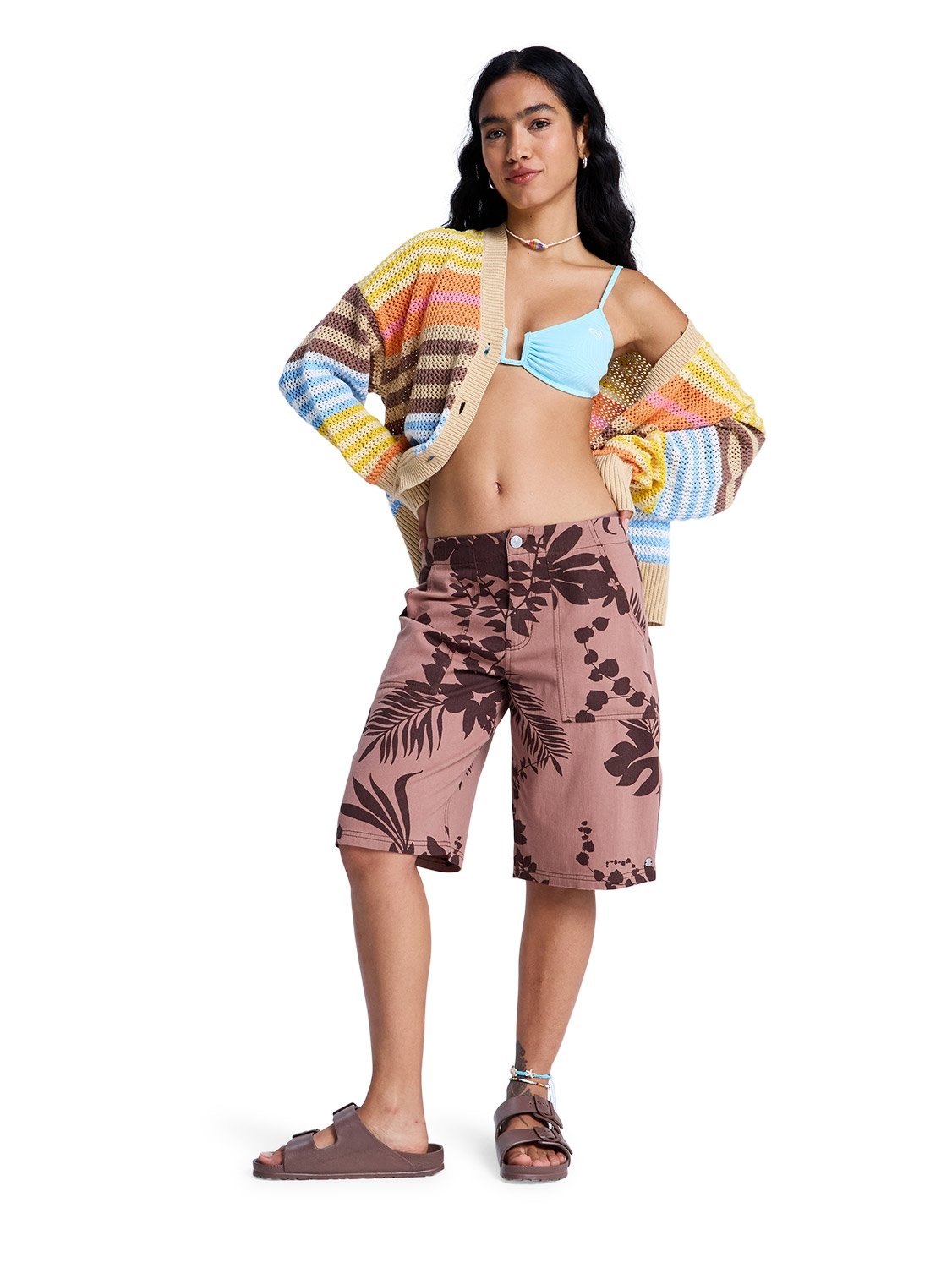 Roxy Ladies Cosmic Coast Striped Cardigan